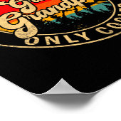 Great Grandpa Like A Grandpa Only Cooler Retro For Poster (Hoek)