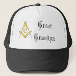 "Great Grandpa Masonic Symbol" Trucker Hat Pet