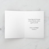 Great Grandson Easter Card - Denim Dragon Chocolat Feestdagen Kaart (Binnen)