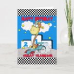 Great Grandson Giraffe Birthday Card - Racing Gira Kaart<br><div class="desc">Grootzoon Giraffe Birthday Card - Racing Giraffe</div>