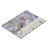 Great Grey Aspen Tree Branch Notitieboek (Linkerzijde)