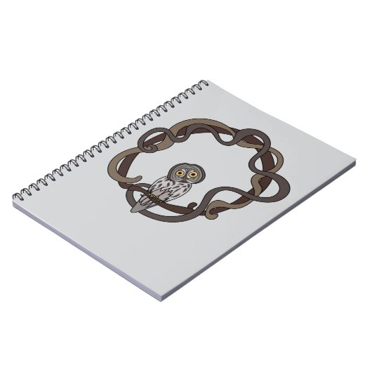 Great grey owl notitieboek (Linkerzijde)