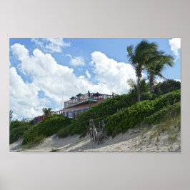 Great Guana Cay Beach Bar, Bahama's Poster