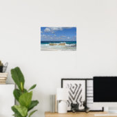 Great Guana Cay-strand, Bahama's Poster (Thuiskantoor)