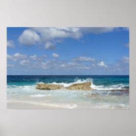 Great Guana Cay-strand, Bahama's Poster