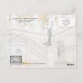 Great Hall, Library of Congress, Washington, DC Briefkaart (Achterkant)