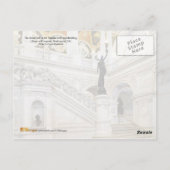 Great Hall, Library of Congress, Washington, DC Briefkaart (Achterkant)
