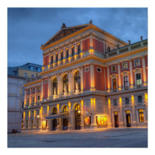 Great Hall of Wiener Musikverein, Wenen, Oostenrij Poster
