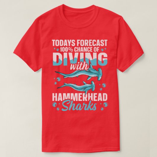 Great Hammerhead Shark Design for a Hammerhead Sha T-shirt (Design voorkant)
