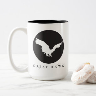 Great Hawk Coffee-Mok Tweekleurige Koffiemok