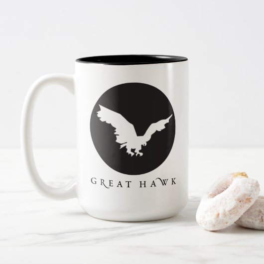 Great Hawk Coffee-Mok Tweekleurige Koffiemok (Met donut)