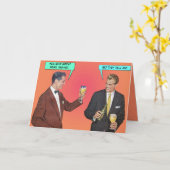 Great Head [custom greeting card] Kaart (Gele Bloem)