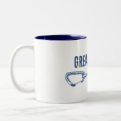 Great Herfsten Virginia Rock Climate Quickdraw Tweekleurige Koffiemok (Links)