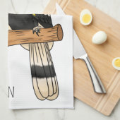 Great hornbill bird cartoon illustration theedoek (Quarter Fold)