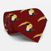 Great Hornbill Stropdas (Opgerold)