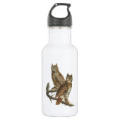 Great Horned Owl, Audubon Waterfles (Voorkant)