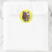 Great Horned Owl - Envelope Stickers (Tas)