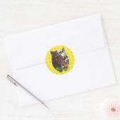 Great Horned Owl - Envelope Stickers (Envelop)