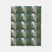 Great Horned Owl Fleece Blanket (Voorkant)