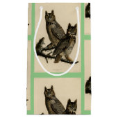 Great Horned Owl from Audubon's Birds of America Klein Cadeauzakje (Voorkant)