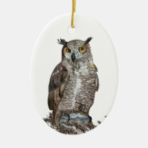 Great Horned Owl Ornament
