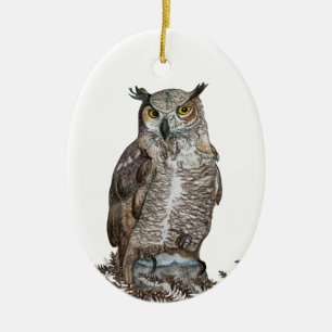 Great Horned Owl Ornament