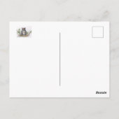 Great Horned Owl Postcard Greeting Briefkaart (Achterkant)