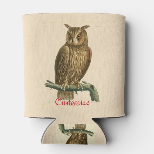 Great Horned Owl Thunder_Cove Blikjeskoeler (Achterkant)