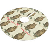 Great Horned Owl Thunder_Cove Kerstboom Rok (Gekanteld)