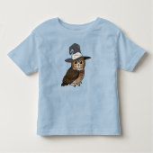 Great Horned Owl Witch! Kinder Shirts (Voorkant)