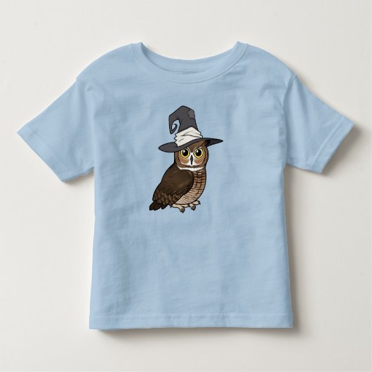 Great Horned Owl Witch! Kinder Shirts (Voorkant)