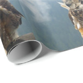 Great Horned Owl Wrapping Paper Cadeaupapier (Rol Hoek)