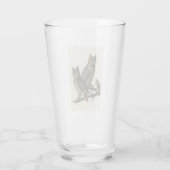 Great Horned Owls (door John James Audubon) Glas (Achterkant)