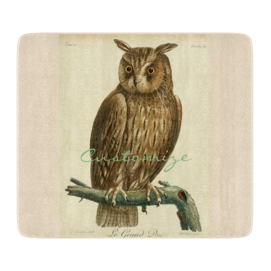 Great Horned OwlThunder_Cove Snijplank (Voorkant)