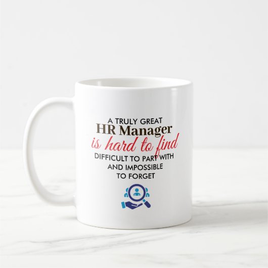 Great HR Manager Personalized Name Gift Koffiemok (Links)