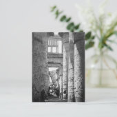 Great Hypostyle Hall Karnak Egypt ~ 1845 Briefkaart (Staand voorkant)