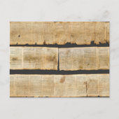 Great Isaiah Scroll Dead Zee Scrolls 1QIsaa Briefkaart (Voorkant)