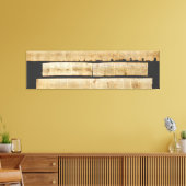 Great Isaiah Scroll Dead Zee Scrolls 1QIsaa Canvas Afdruk (Insitu (Woonkamer))