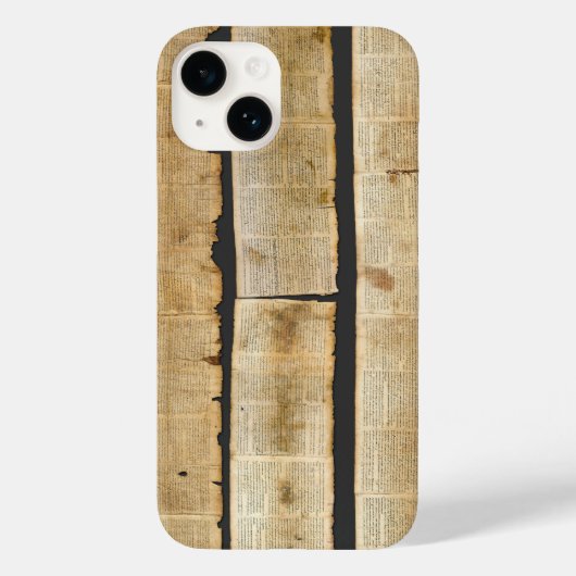 Great Isaiah Scroll Dead Zee Scrolls 1QIsaa Case-Mate iPhone Case (Achterkant)