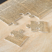 Great Isaiah Scroll Dead Zee Scrolls 1QIsaa Legpuzzel (Zijkant)