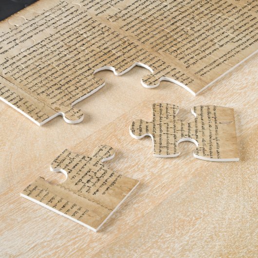 Great Isaiah Scroll Dead Zee Scrolls 1QIsaa Legpuzzel (Zijkant)