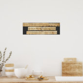 Great Isaiah Scroll Dead Zee Scrolls 1QIsaa Poster (Keuken)