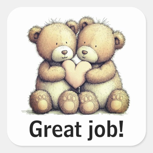 Great job stickers (Voorkant)