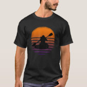 Great Kayaker Silhouette Kayak Paddle Gift T-shirt (Voorkant)