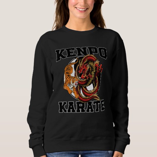 Great Kenpo Karate Apparel Japans vechtlat Trui (Voorkant)