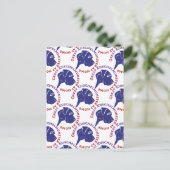 Great Kuschelmonster Briefkaart (Staand voorkant)