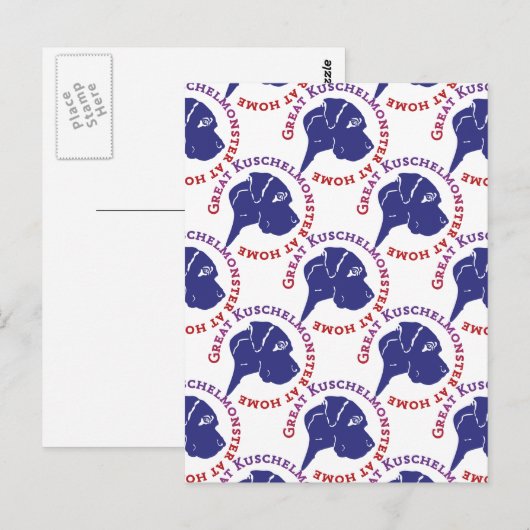 Great Kuschelmonster Briefkaart (Voorkant / Achterkant)