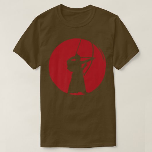 Great Kyudo Design Japanse Archery Samurai (2) T-shirt (Design voorkant)