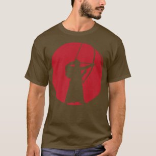 Great Kyudo Design Japanse Archery Samurai (2) T-shirt