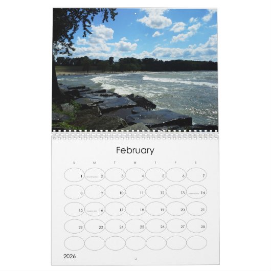 GREAT LAKE ERIE, OHIO-kalender Kalender (Feb 2026)
